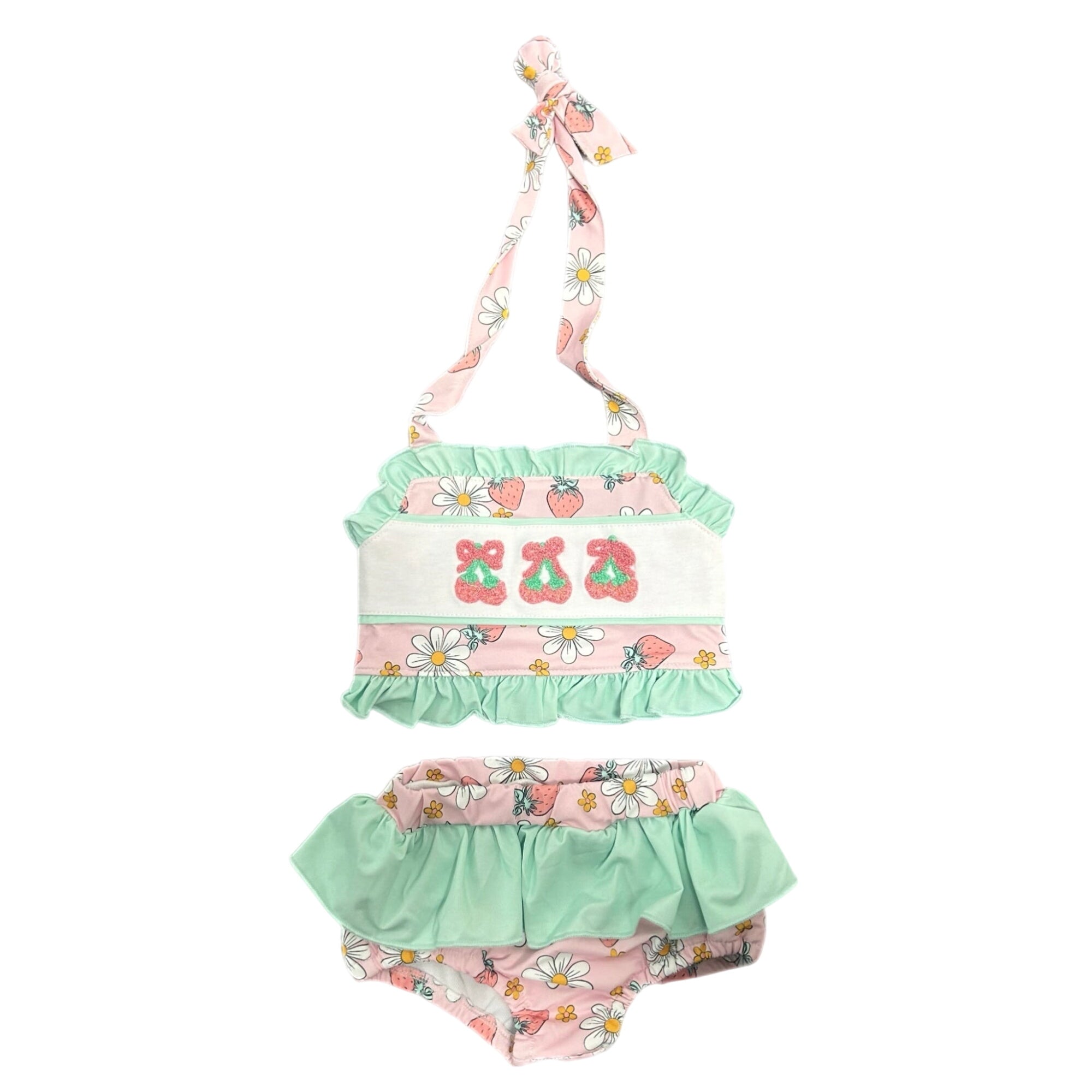 Strawberries Two Piece Swimsuit