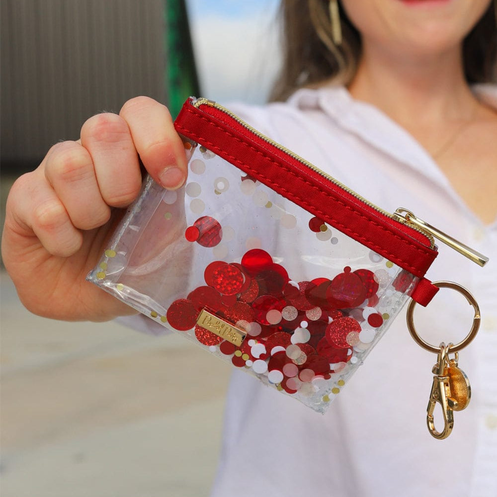 Spirit Squad Confetti Keychain Wallet