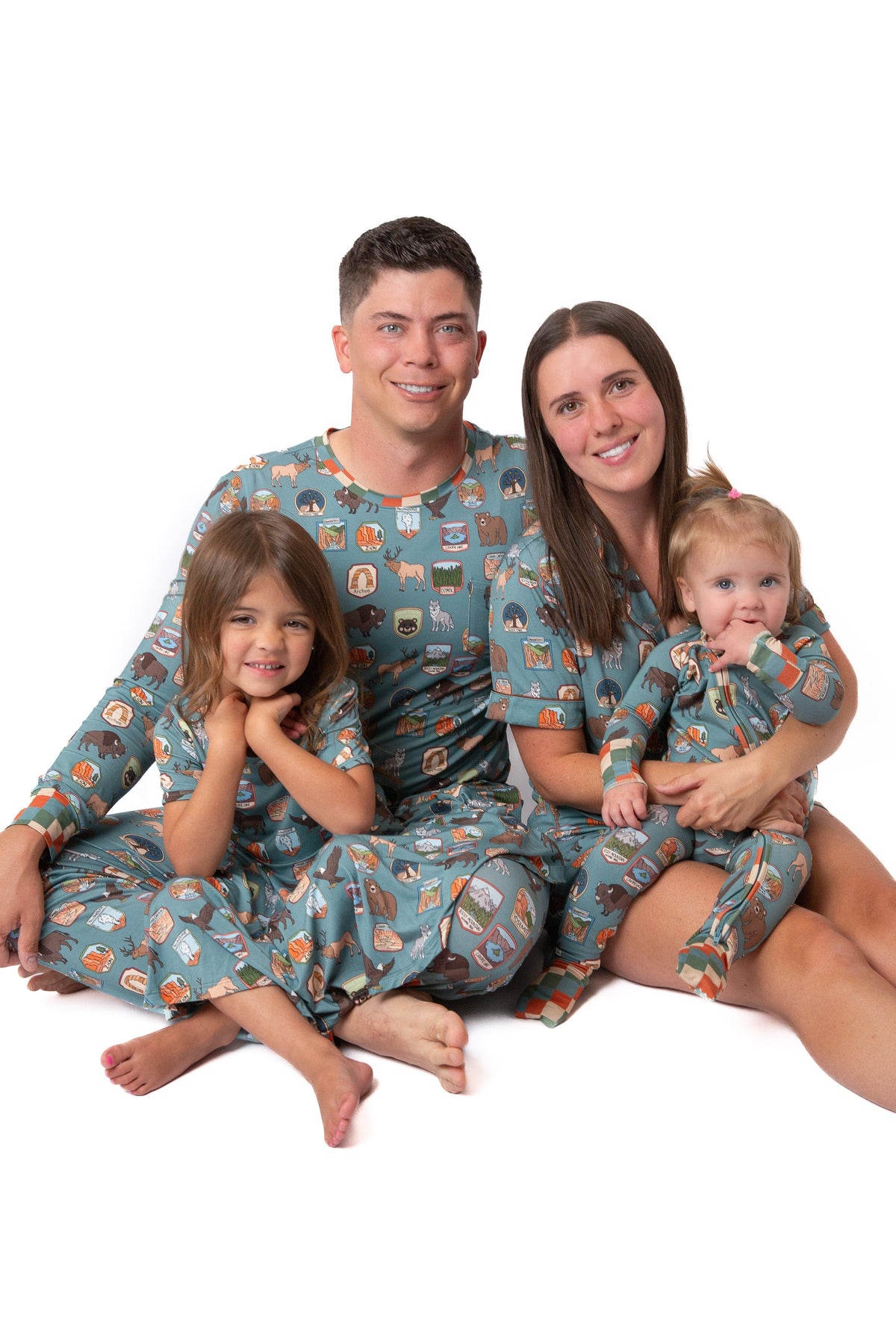 Men’s My First Adventure National Parks 2-piece Pajama Set | Wildlife Sleepwear |