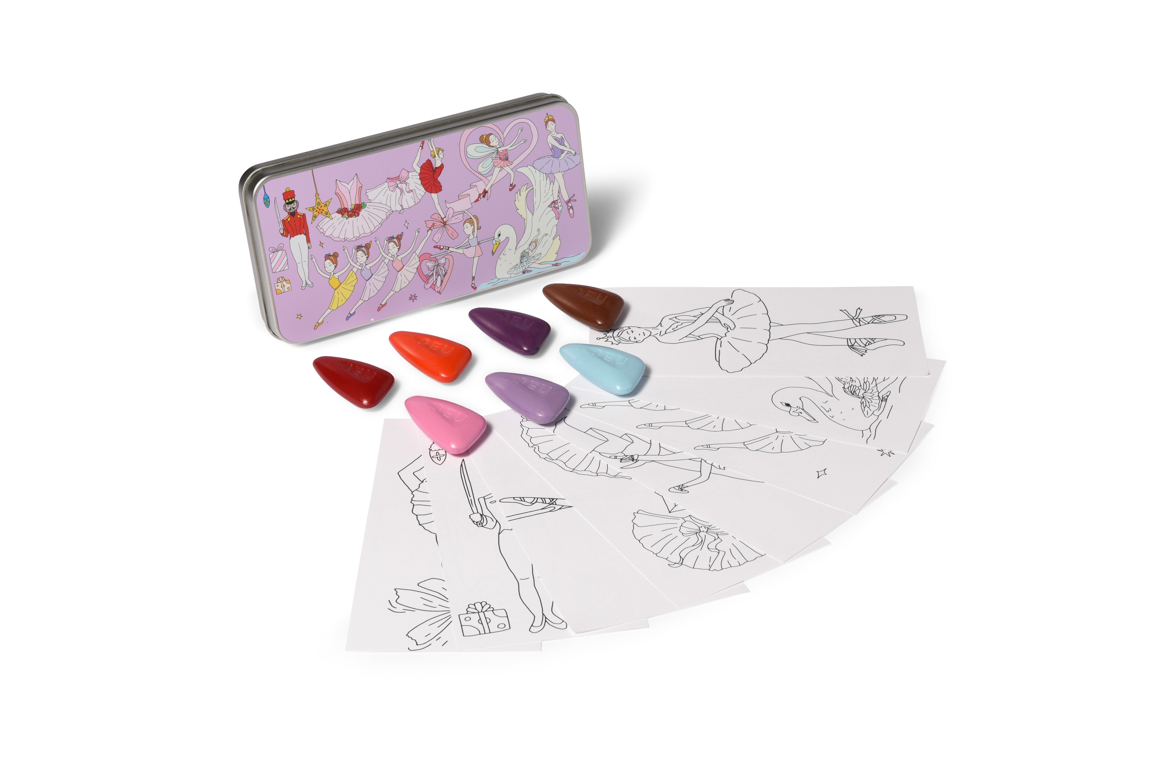 Coloring Kit - 3 Units In Set - Ballerina Large