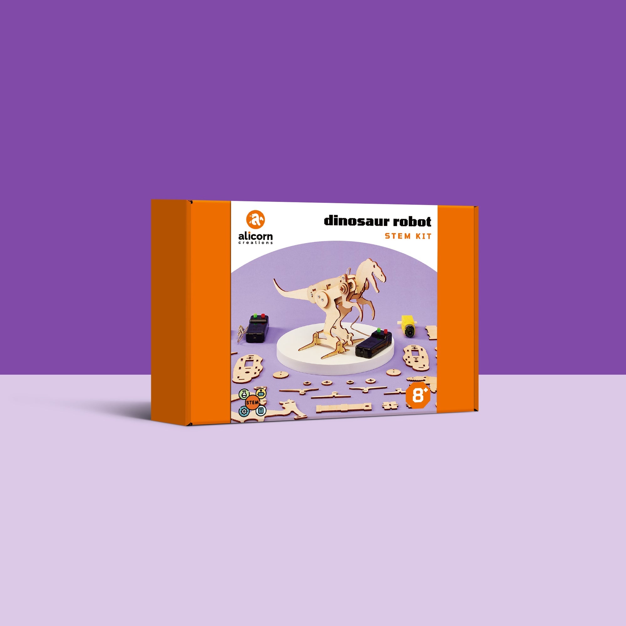 Dinosaur Robot T-rex Diy Kit, Educational Stem Toy