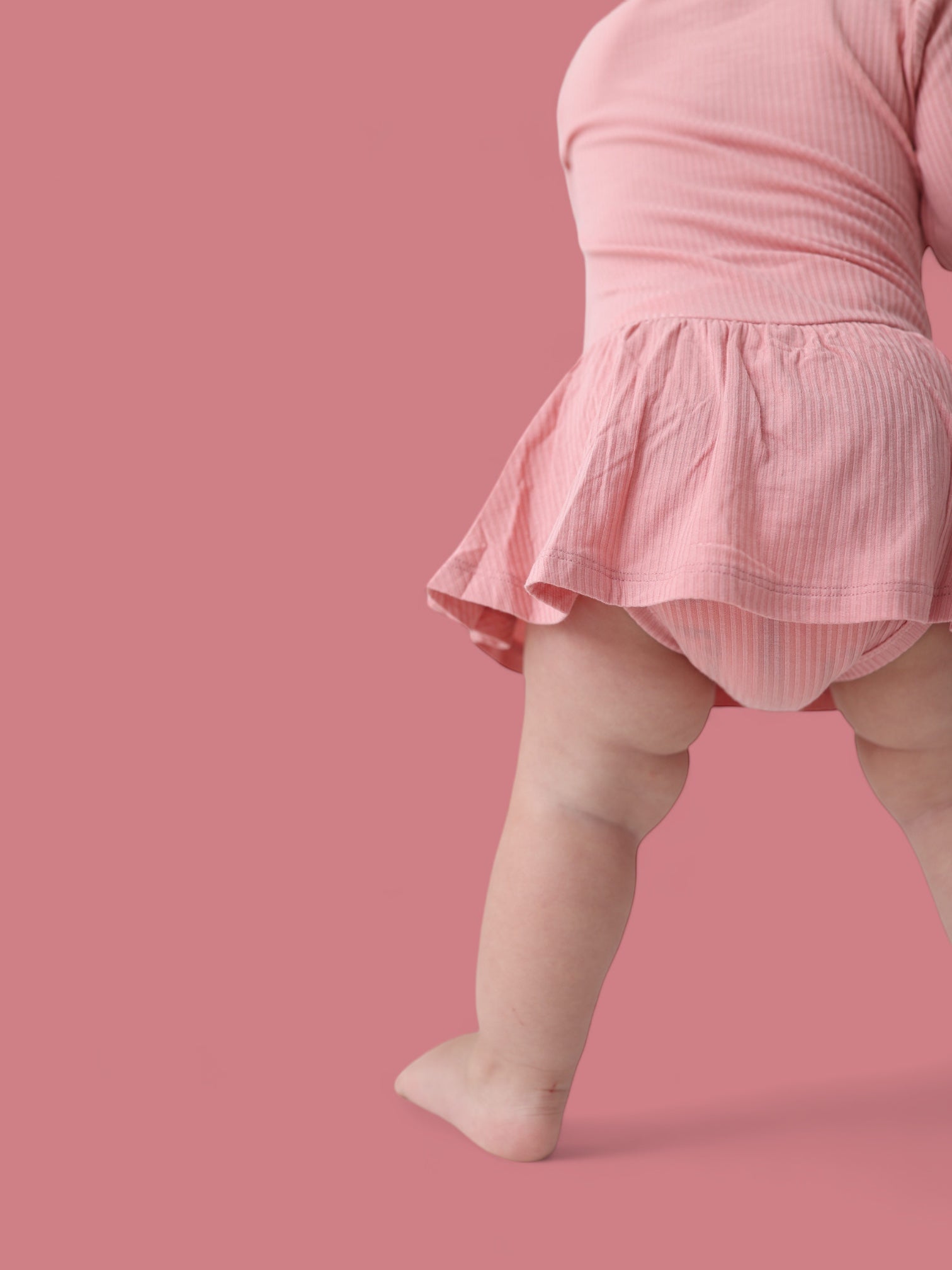 Mauve Rib Dream Bodysuit Dress