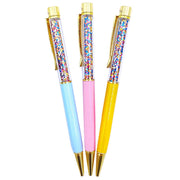 Confetti-filled Ballpoint Pen Set (3 Count)