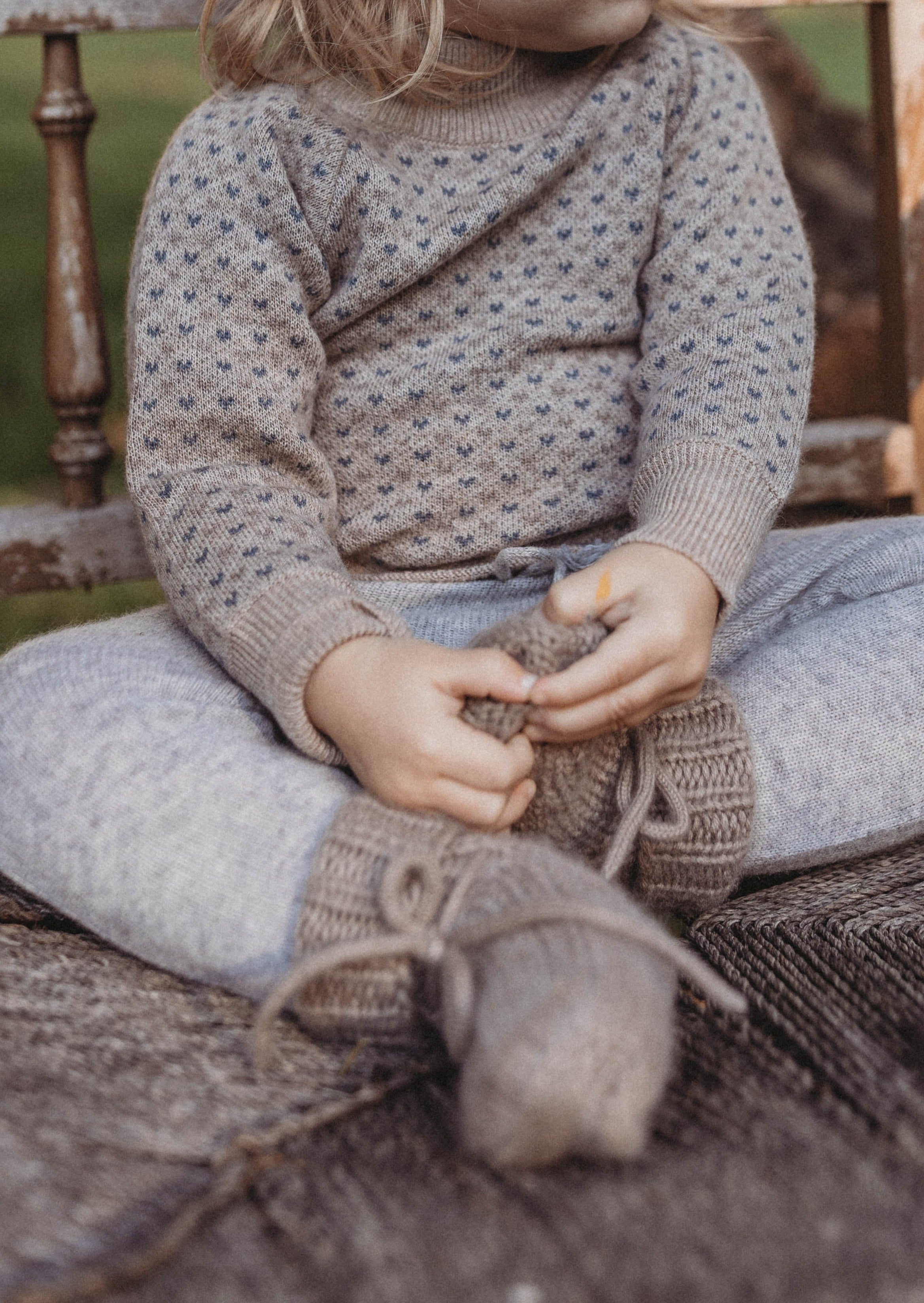 Cashmere Booties | Hazelnut