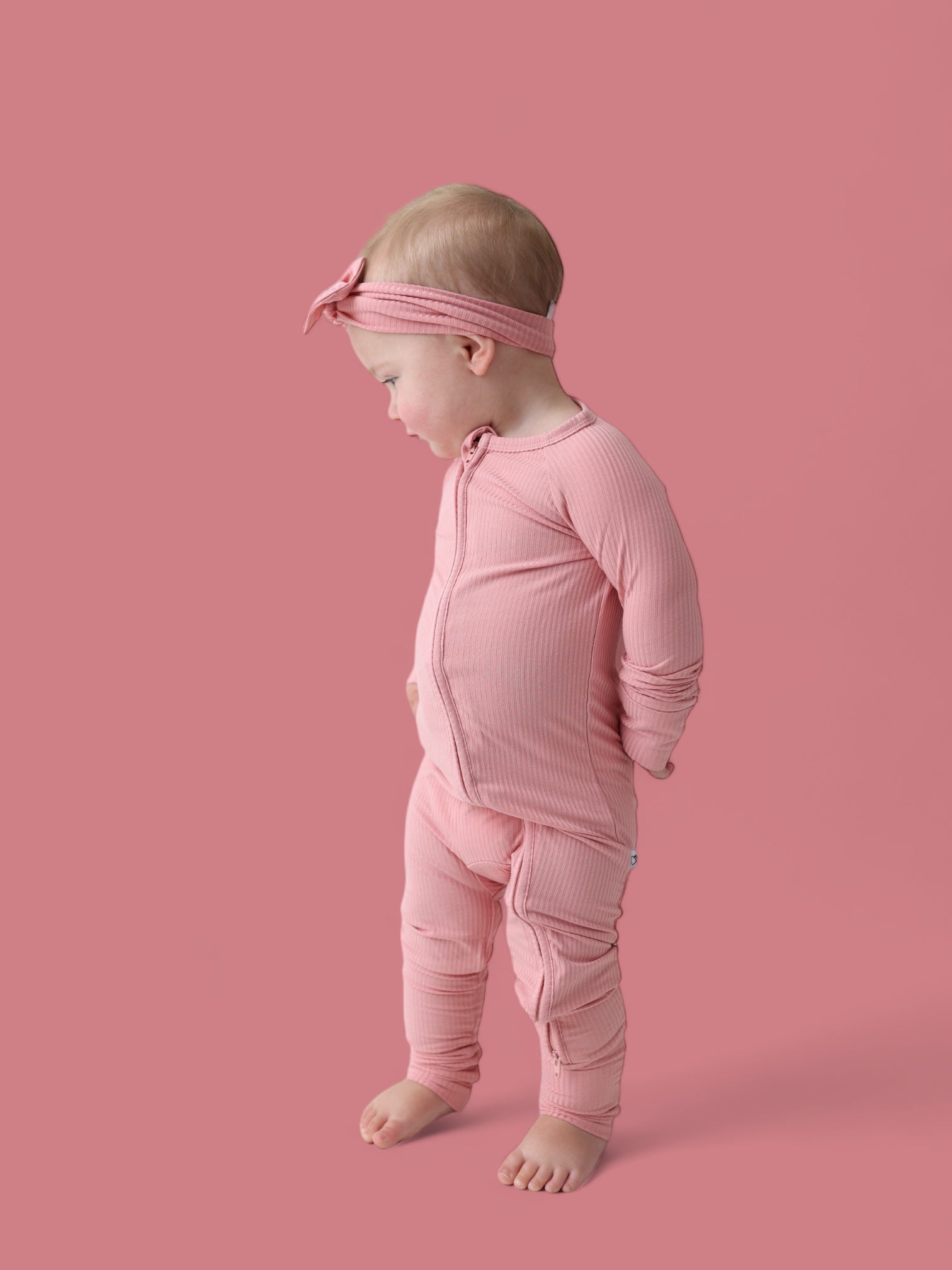 Mauve Rib Dream Romper