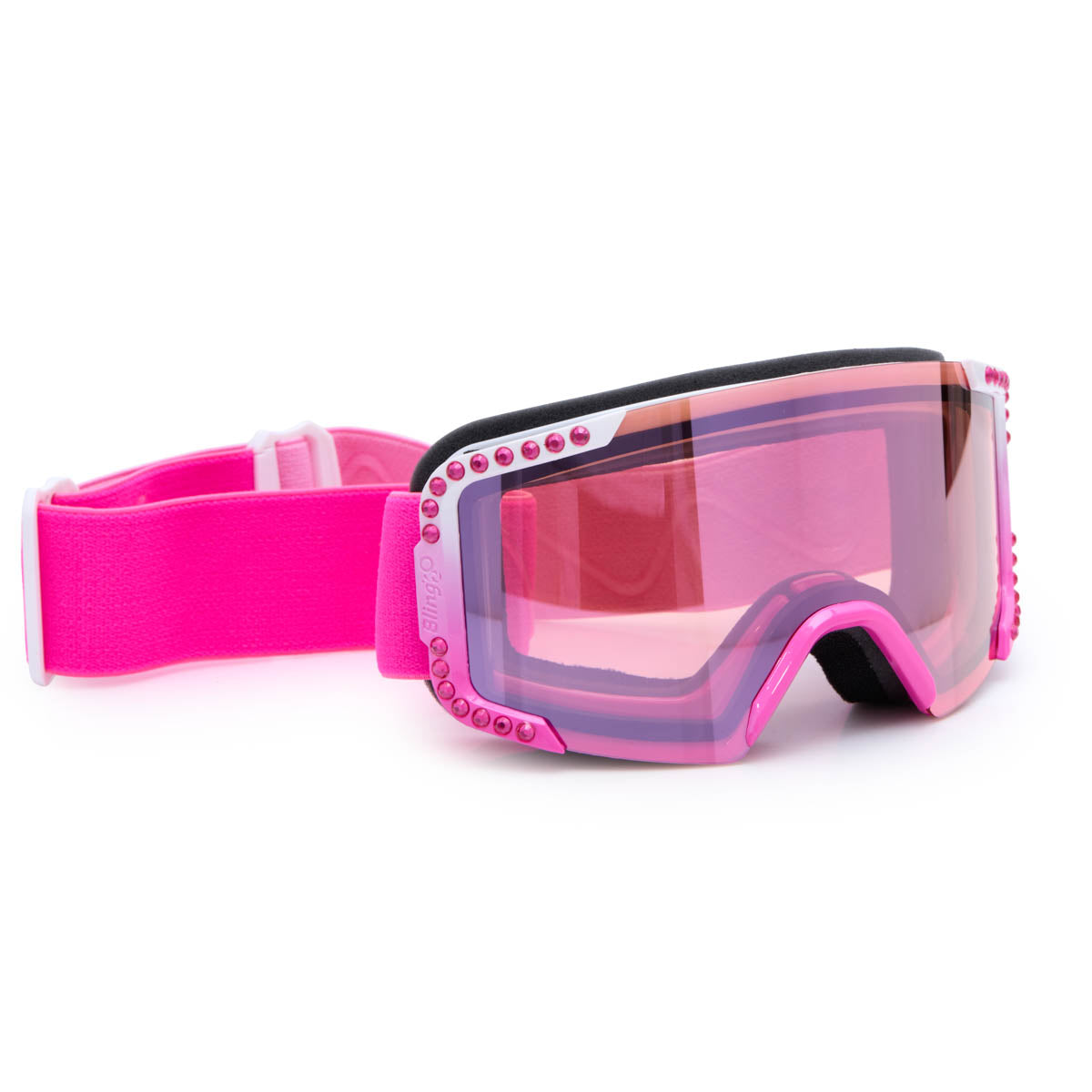Pink Lustrous Frost Kids' Ski Goggles