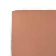 Stretch Knit Crib Sheet - Terracotta
