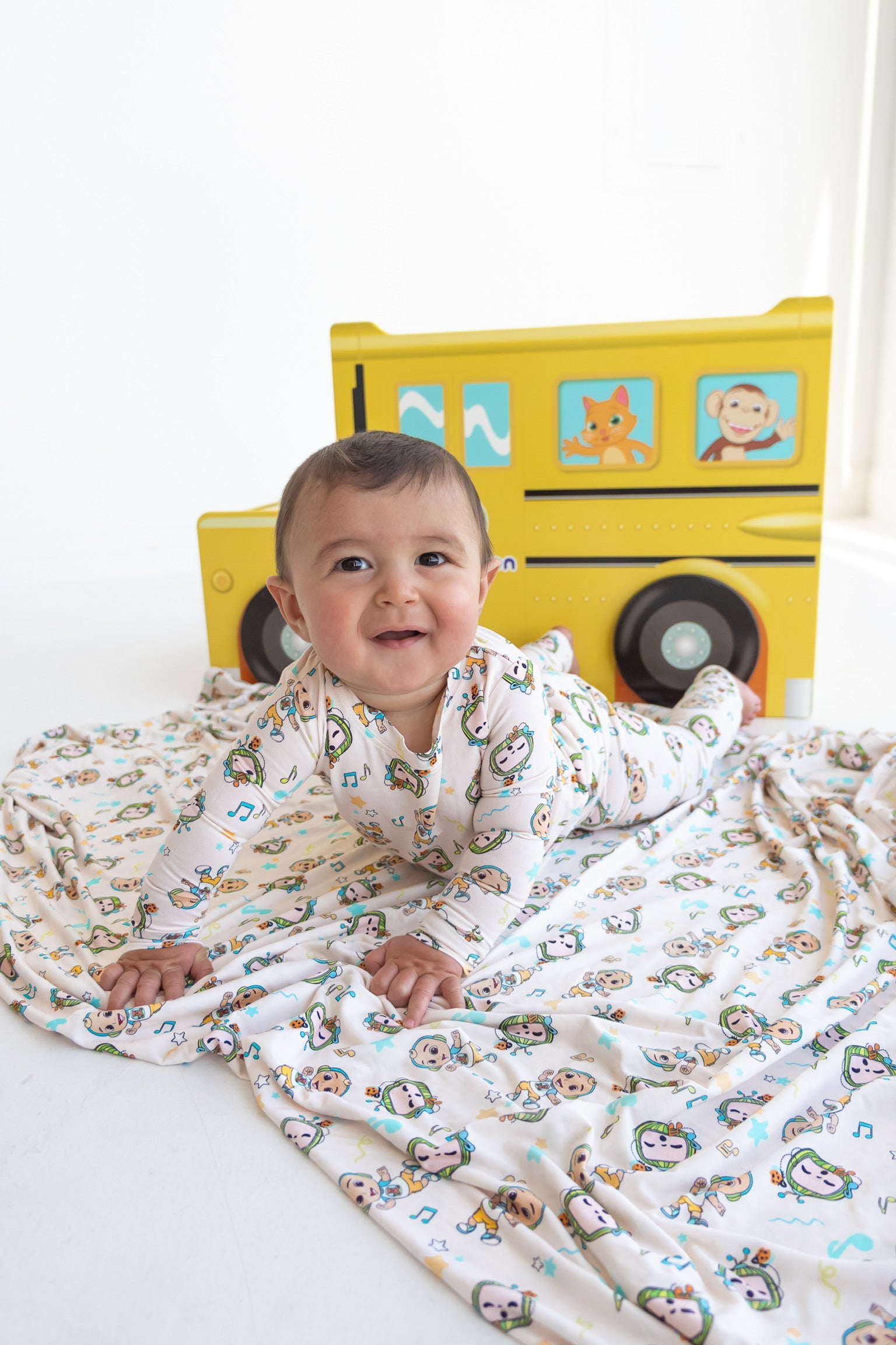 Dream Big Little Co X Cocomelon Jj Musical Melon Dream Romper