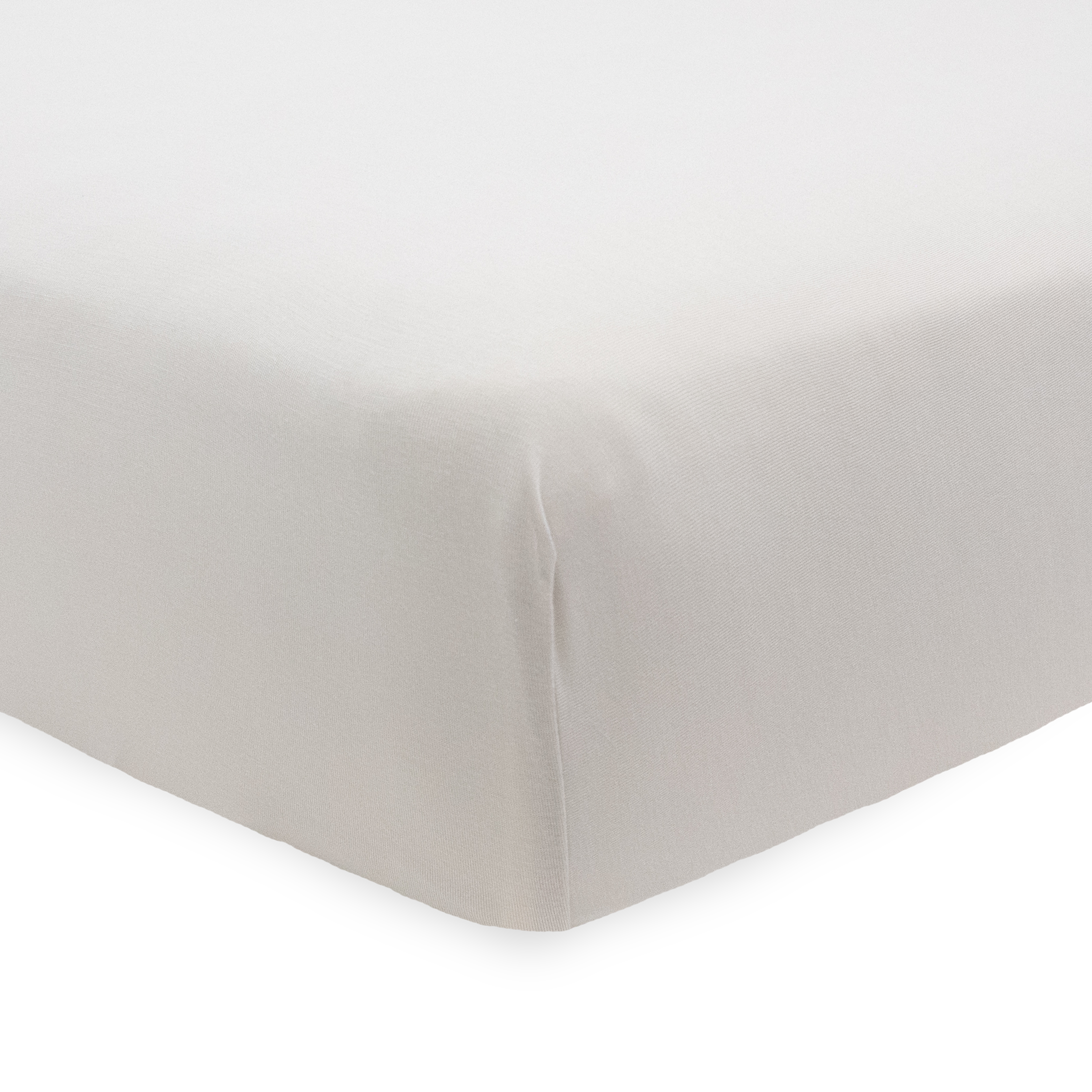 Stretch Knit Crib Sheet - Pebble
