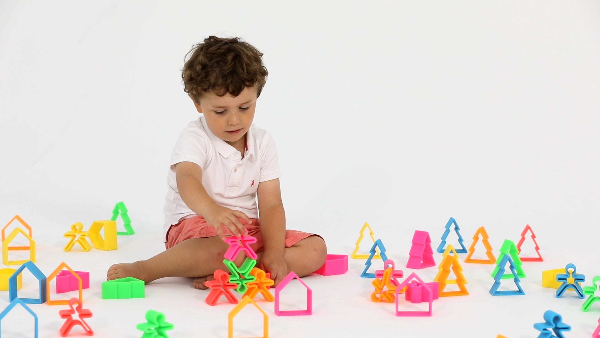 dëna Neon Kids, Houses & Trees 6 Pack