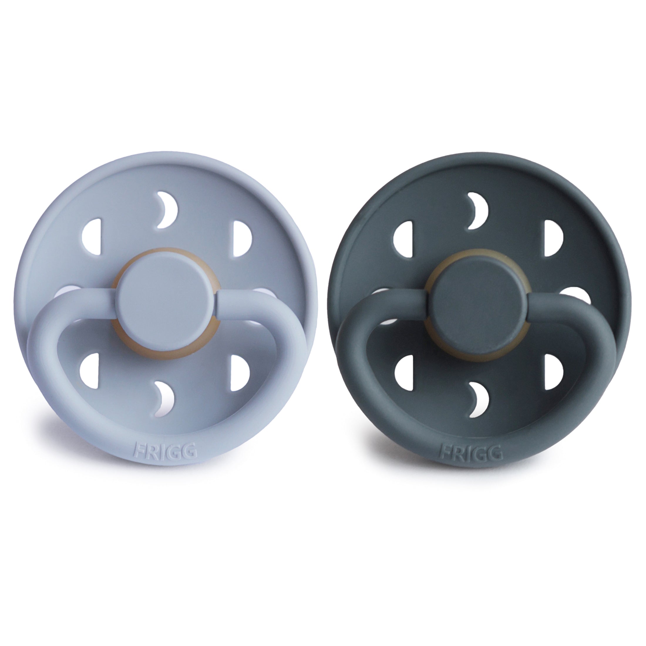 Frigg Moon Natural Rubber Pacifier 2-pack