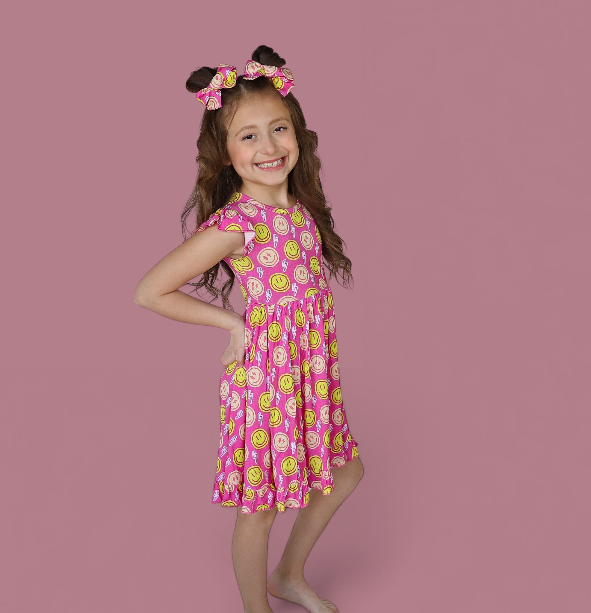 Radiant Smiles Dream Ruffle Dress