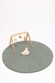 Acadian/dove - Linen Quilted Playmat