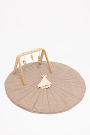 Desert Lark/acadian - Linen Quilted Playmat
