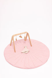 Galah/sparrow - Linen Quilted Playmat
