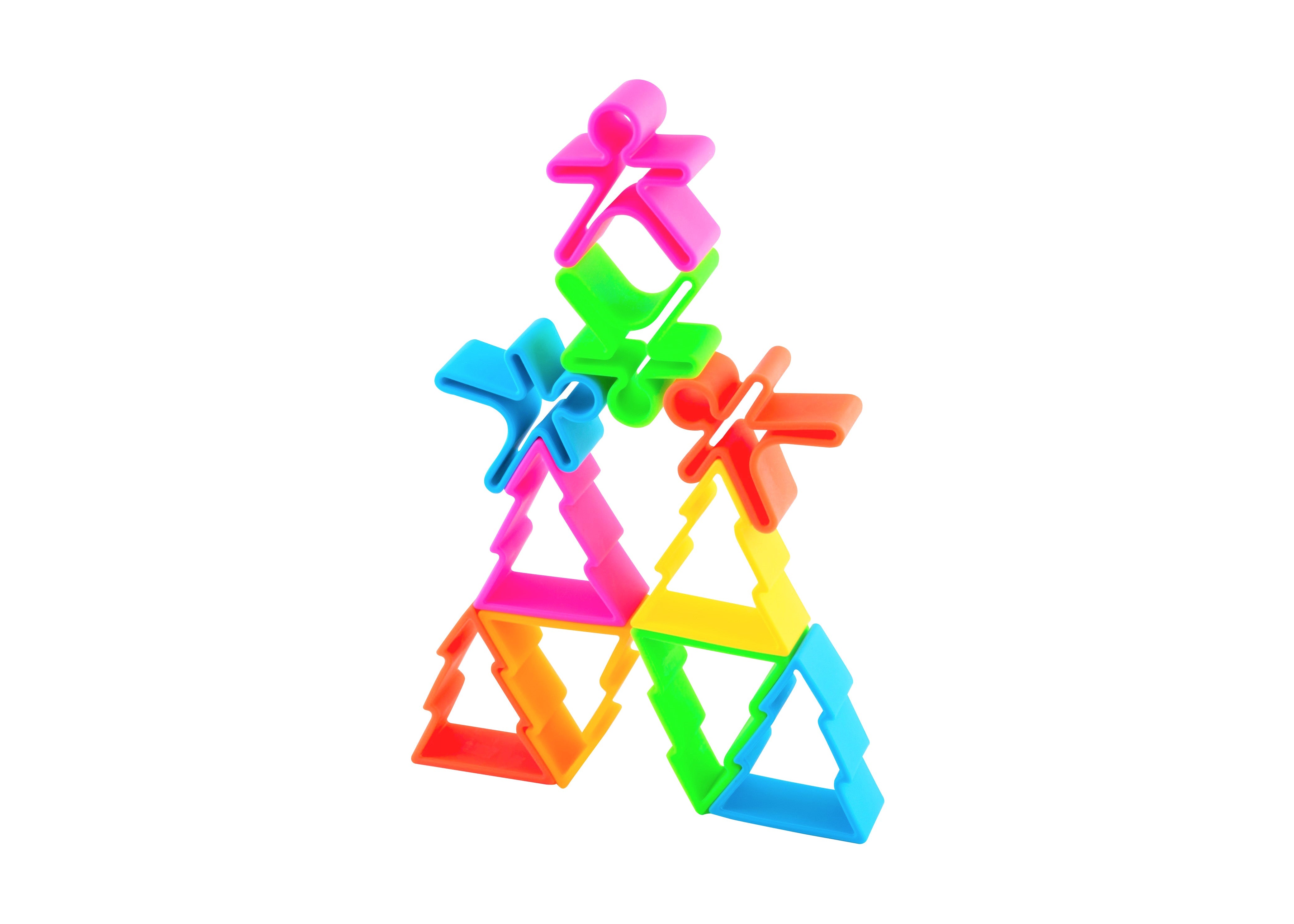 dëna Neon Kids, Houses & Trees 6 Pack