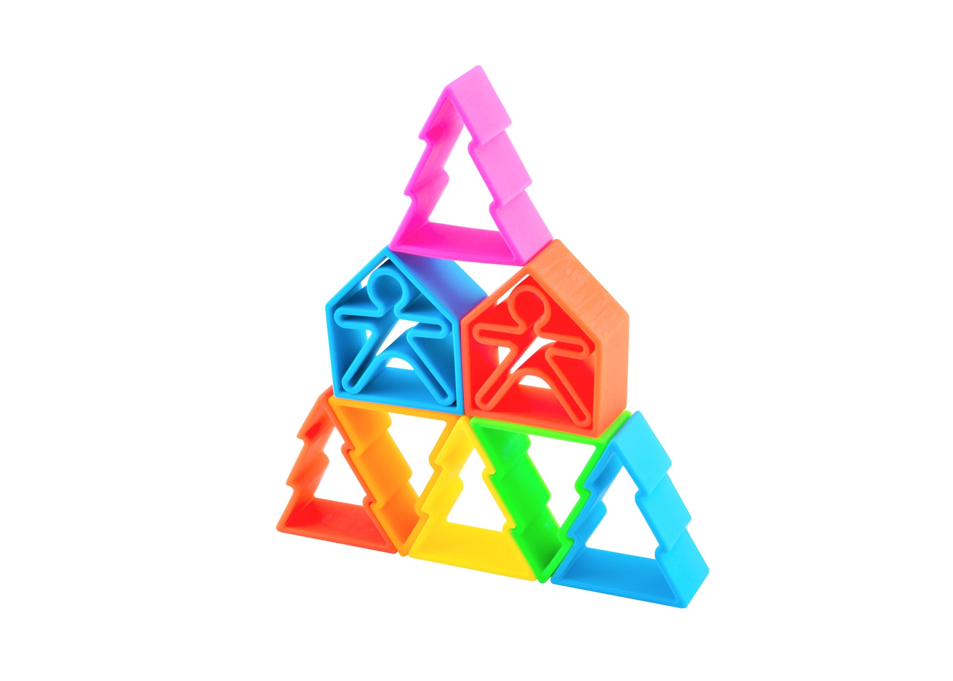 dëna Neon Kids, Houses & Trees 6 Pack