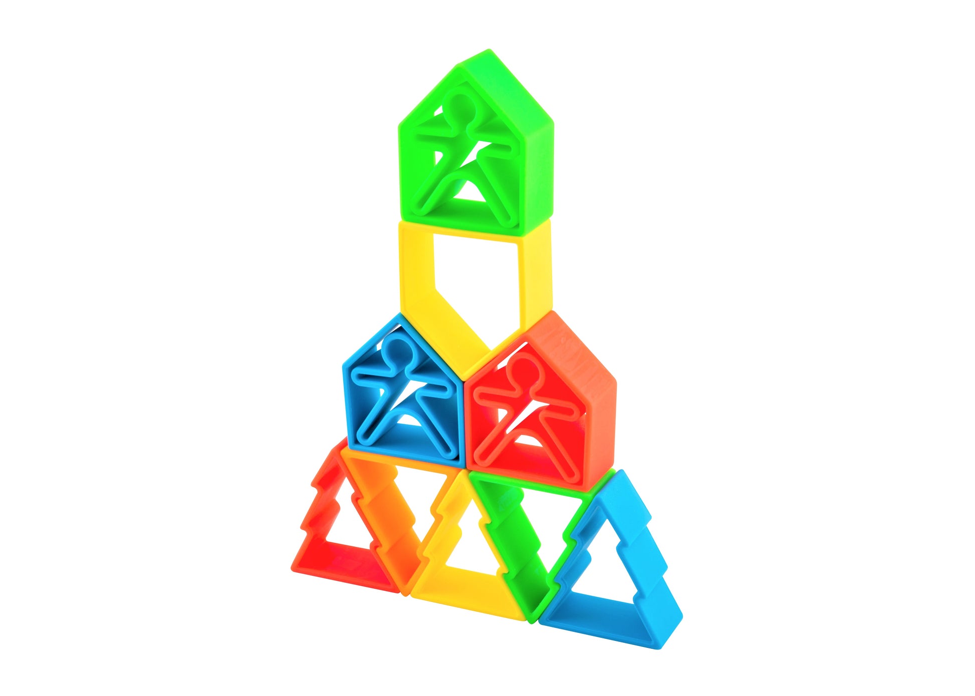 dëna Neon Kids, Houses & Trees 6 Pack