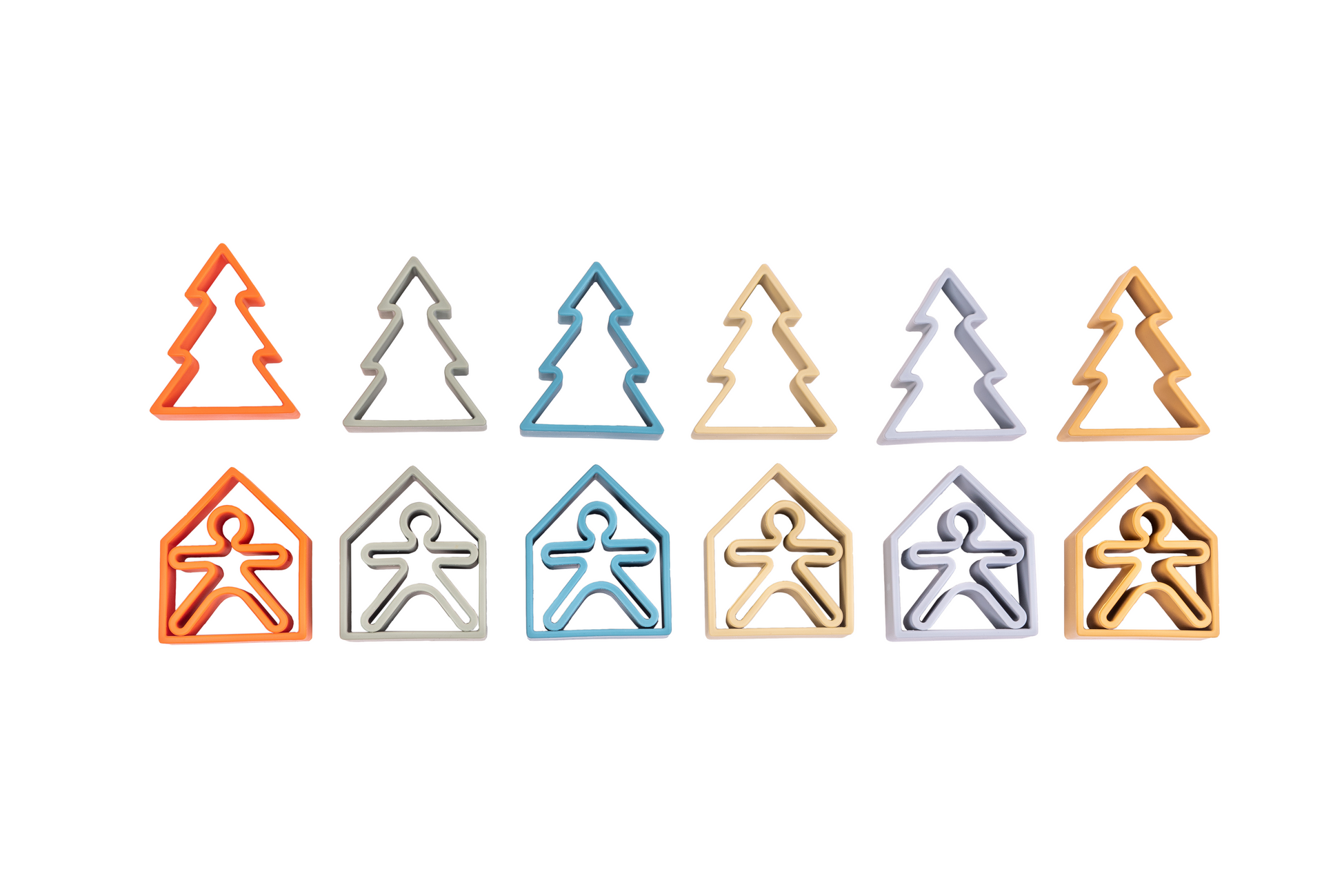 dëna Nature Kids, Houses & Trees 6 Pack