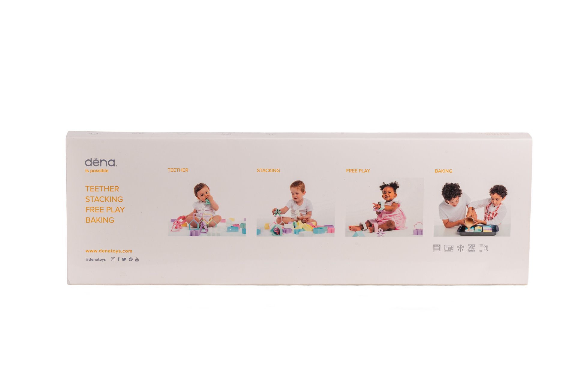 dëna Pastel Kids, Houses & Trees 3 Pack