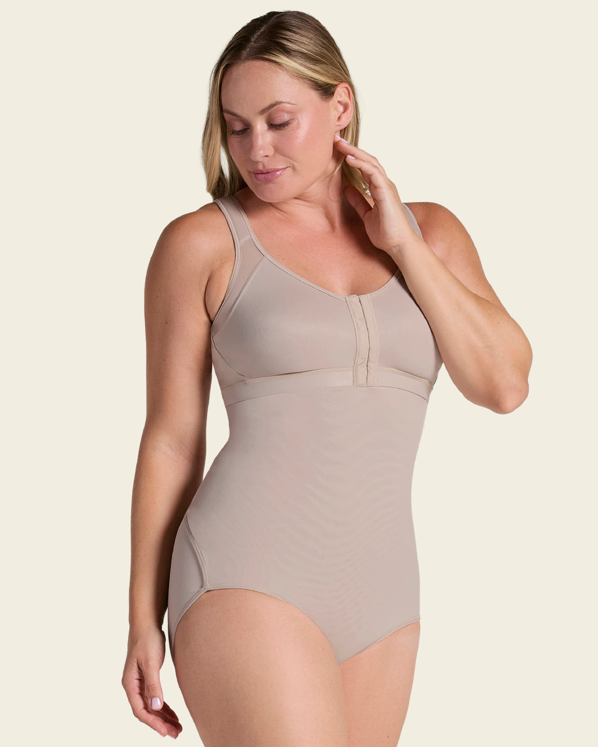 Firm Compression Post Surgical Panty W/ Adjustable Belly Wrap