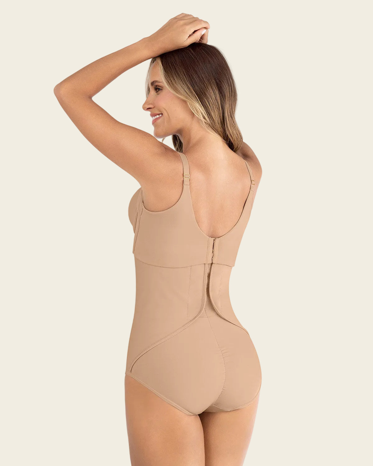Firm Compression Post Surgical Panty W/ Adjustable Belly Wrap