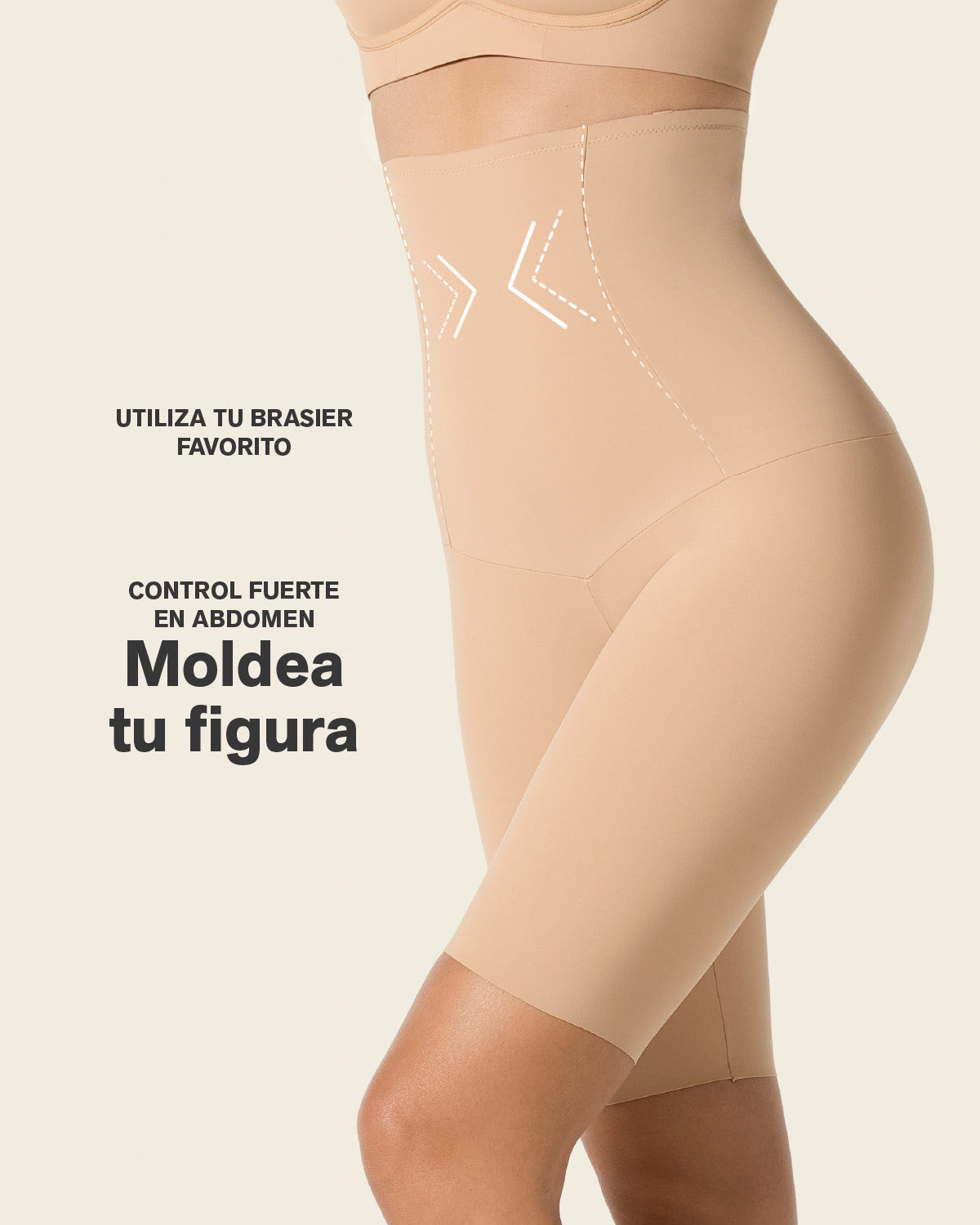 Extra High Waisted Firm Shaper Short