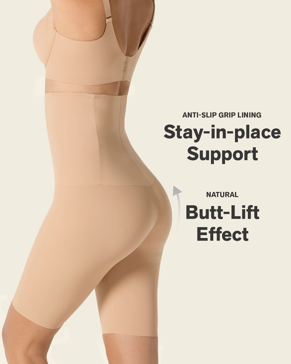Extra High Waisted Firm Shaper Short