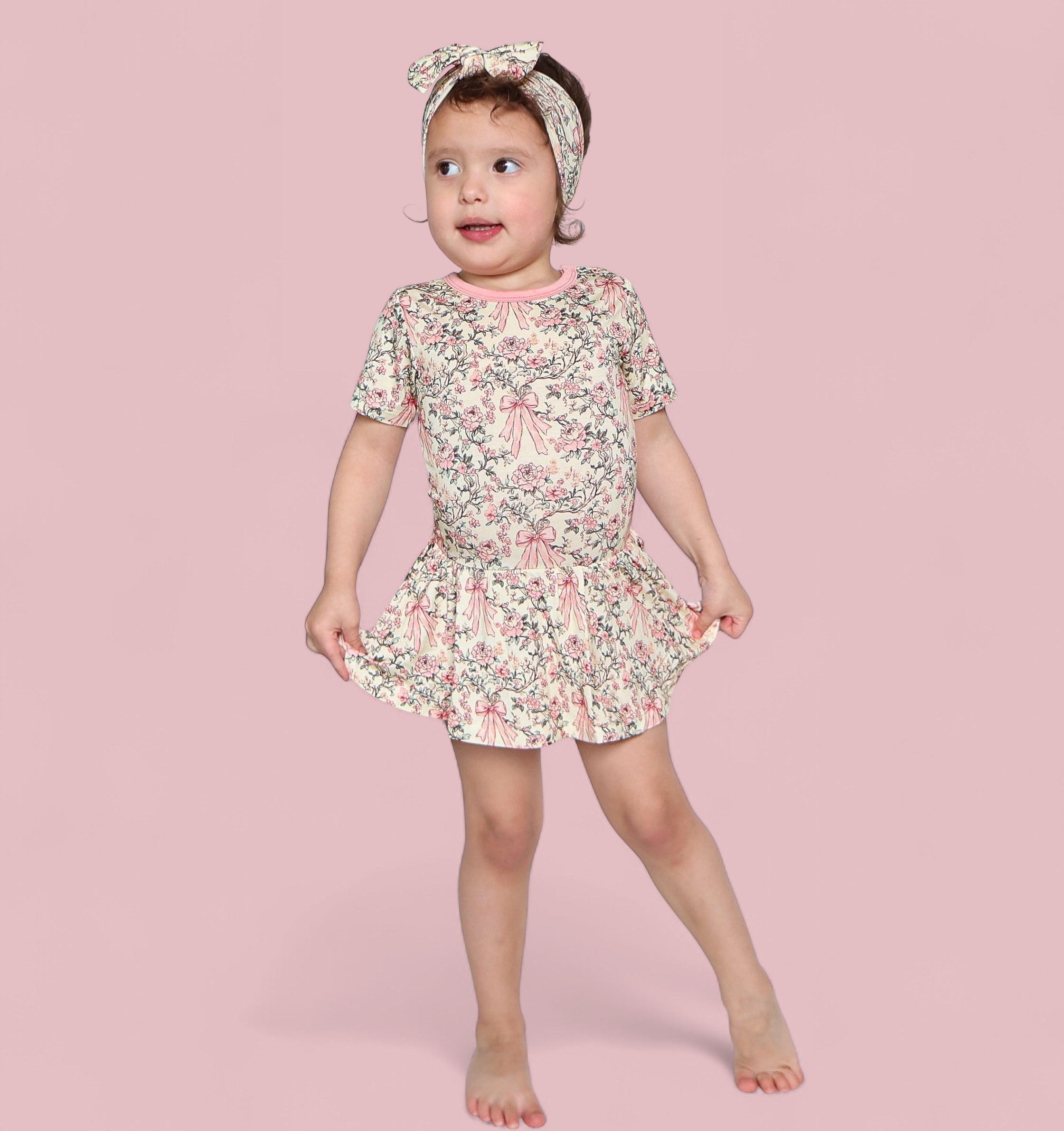 Victorian Bloom Dream Bodysuit Dress