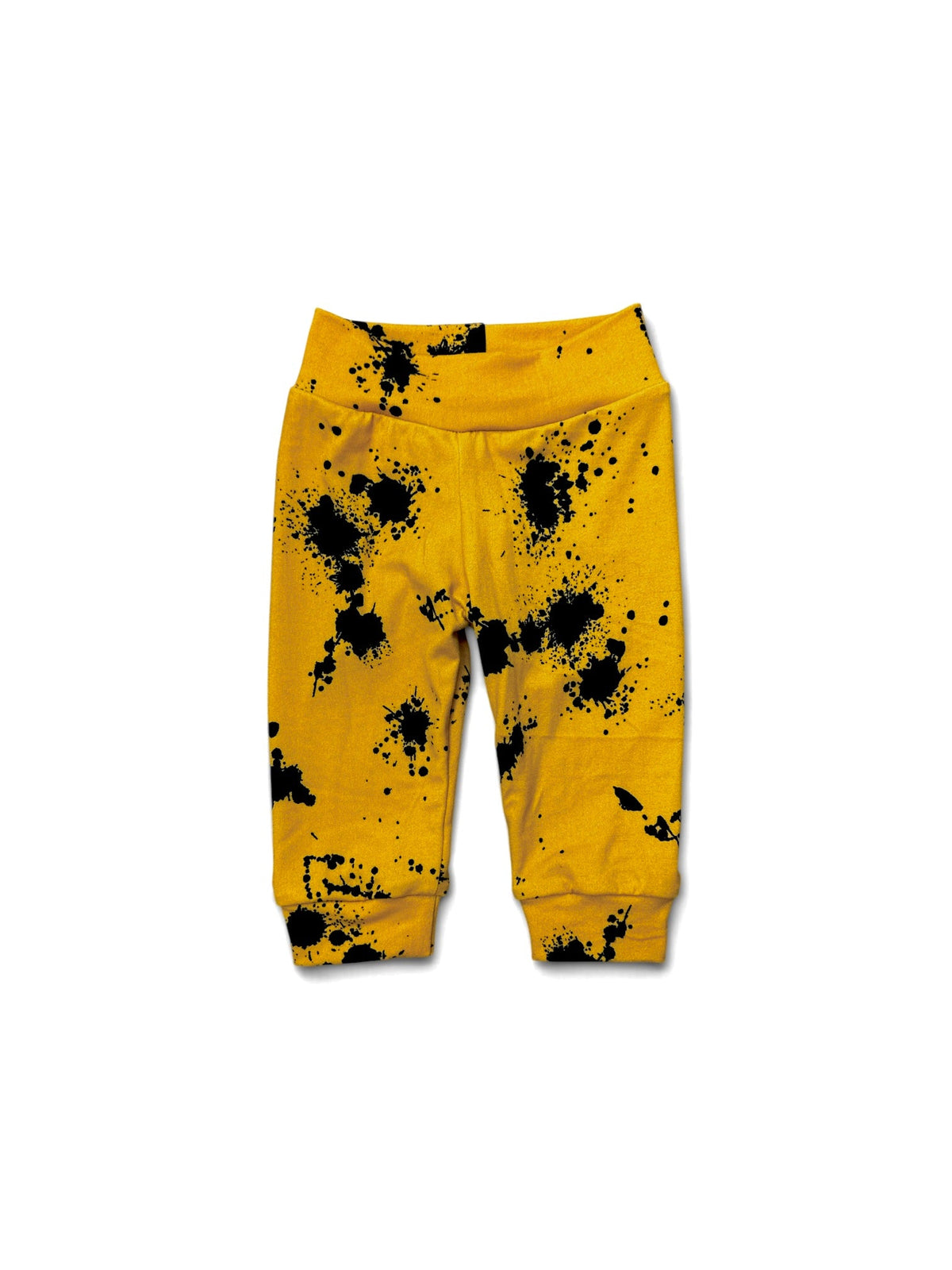 Black + Gold Splatter • Toddler Joggers