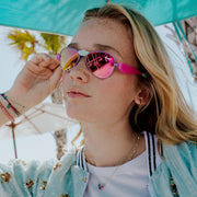 Bright Bubblegum Hampton Beach Kids' Sunglasses