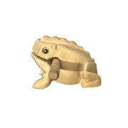 2" Wooden Musical Frog - Natural (percussion Instrument)