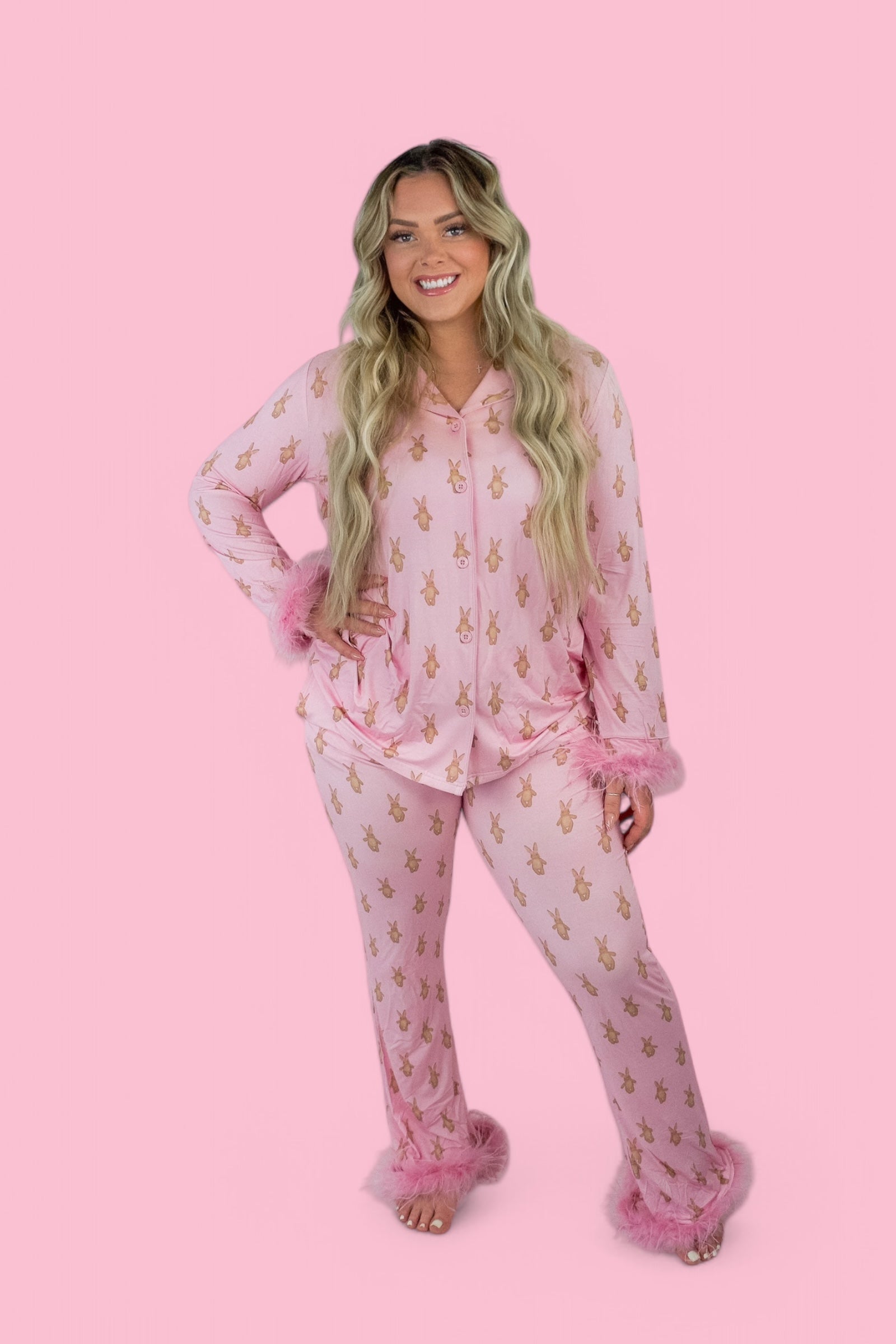 Blushin' Bunnies Women's Feather Dream Set