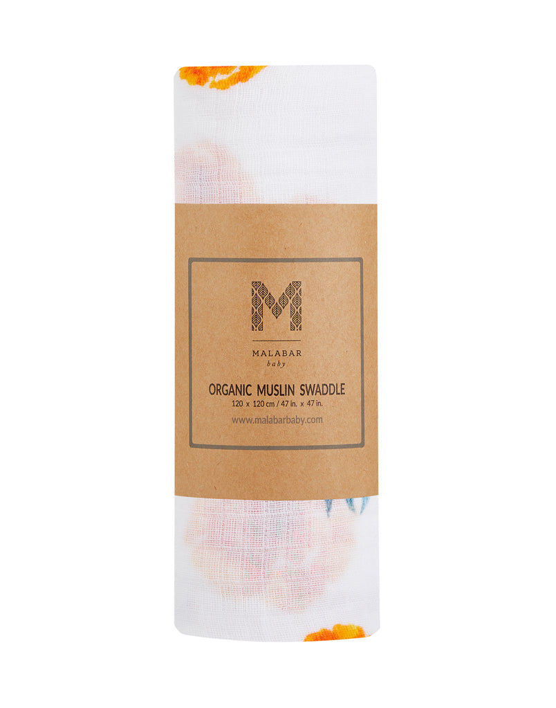 ORGANIC SWADDLE - MARIGOLD