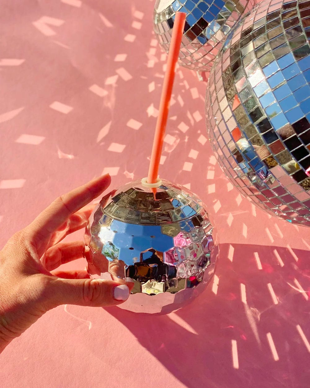 Disco Ball Sippers (set Of 6)