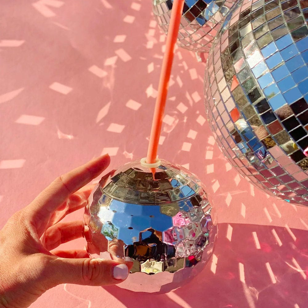 Disco Ball Sippers (set Of 6)