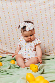 Lemon Lullaby Tank Ruffle Bubble
