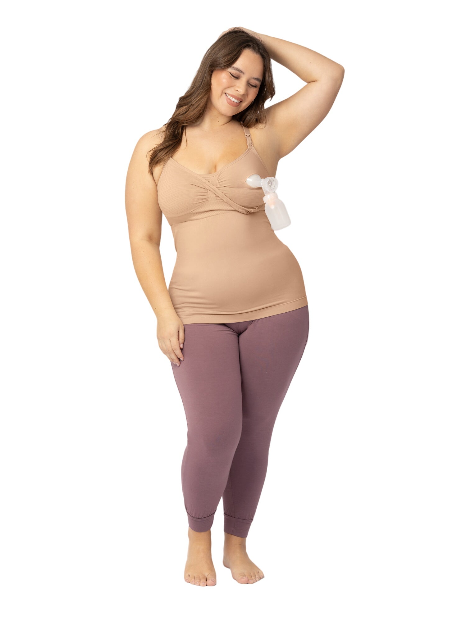 Sublime® Hands-free Pumping & Nursing Tank | Beige