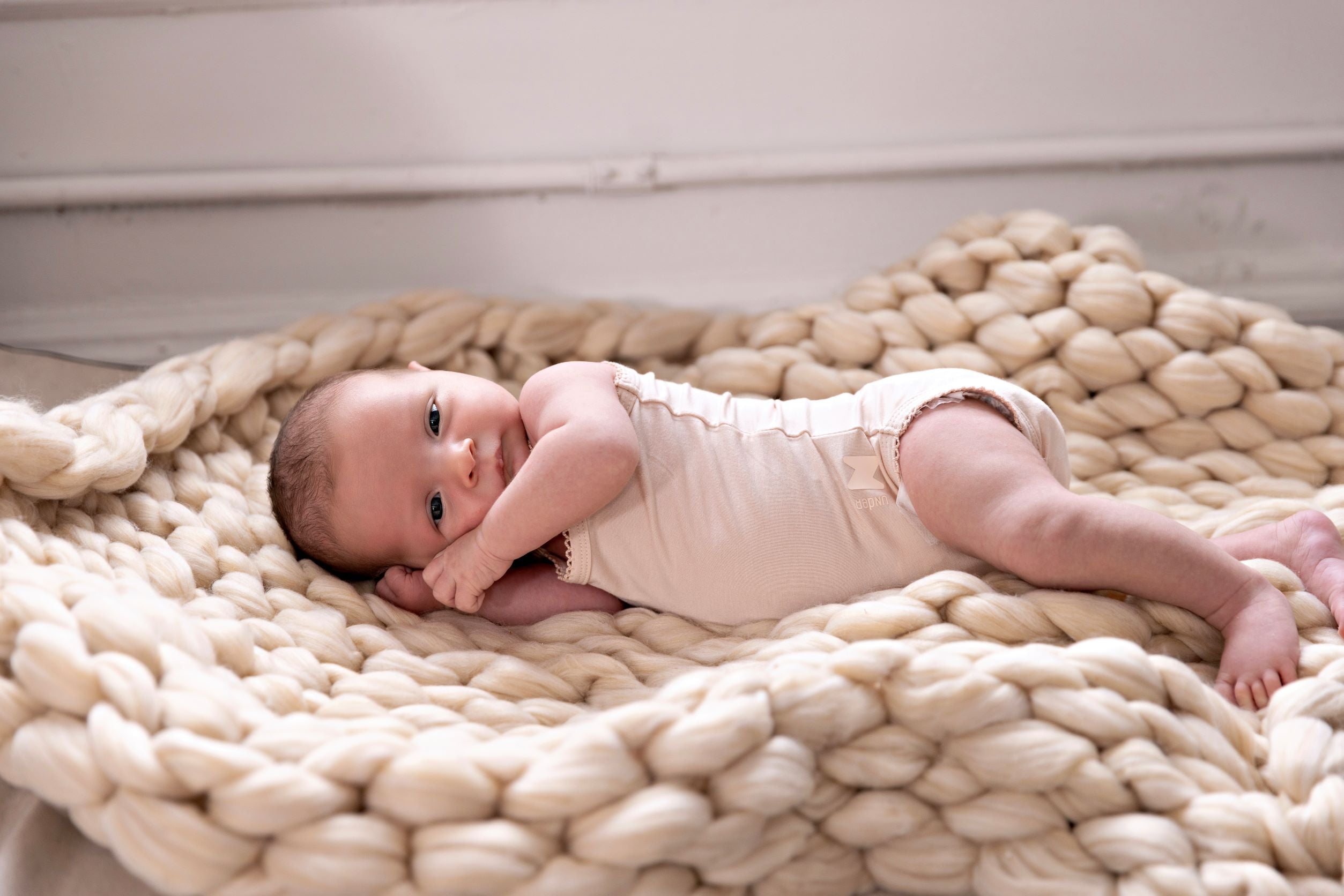 Bamboo Cotton Mauve + White (three Pack)