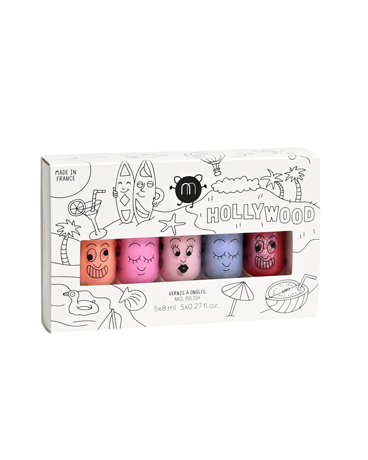 Nailpolish For Kids Set Of 5 Hollywood