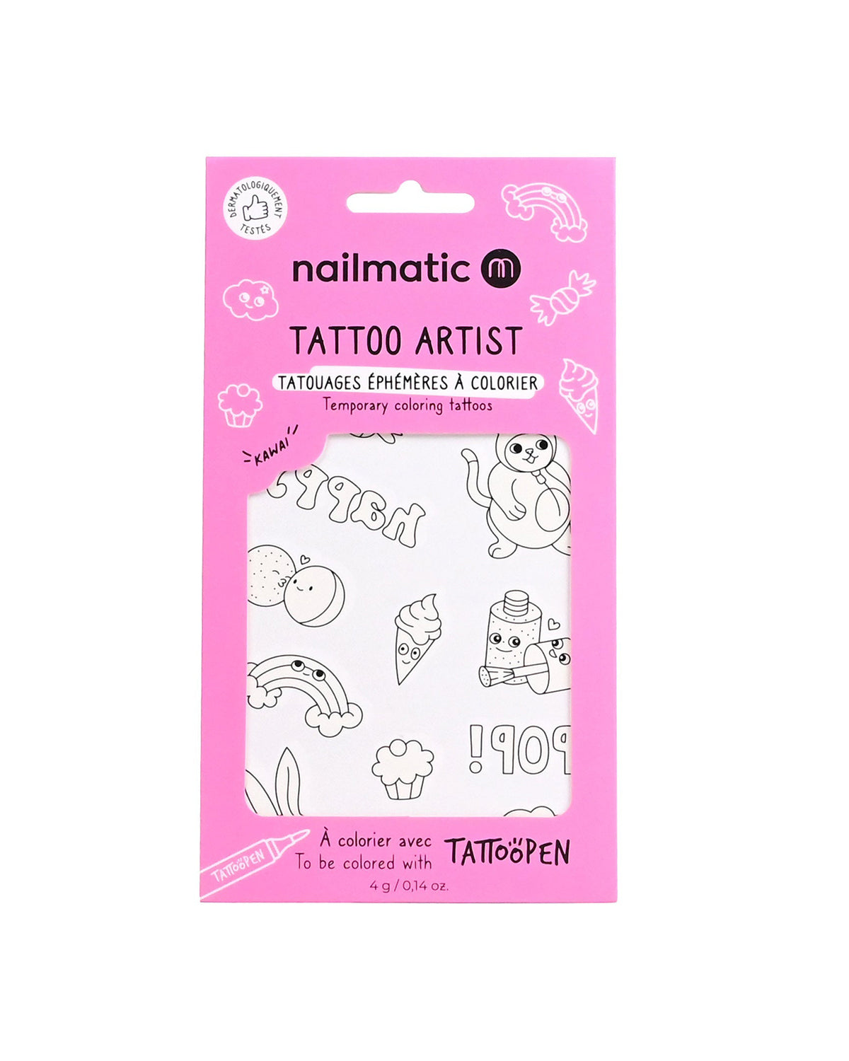 Temporary Tattoo For Kids Kawai