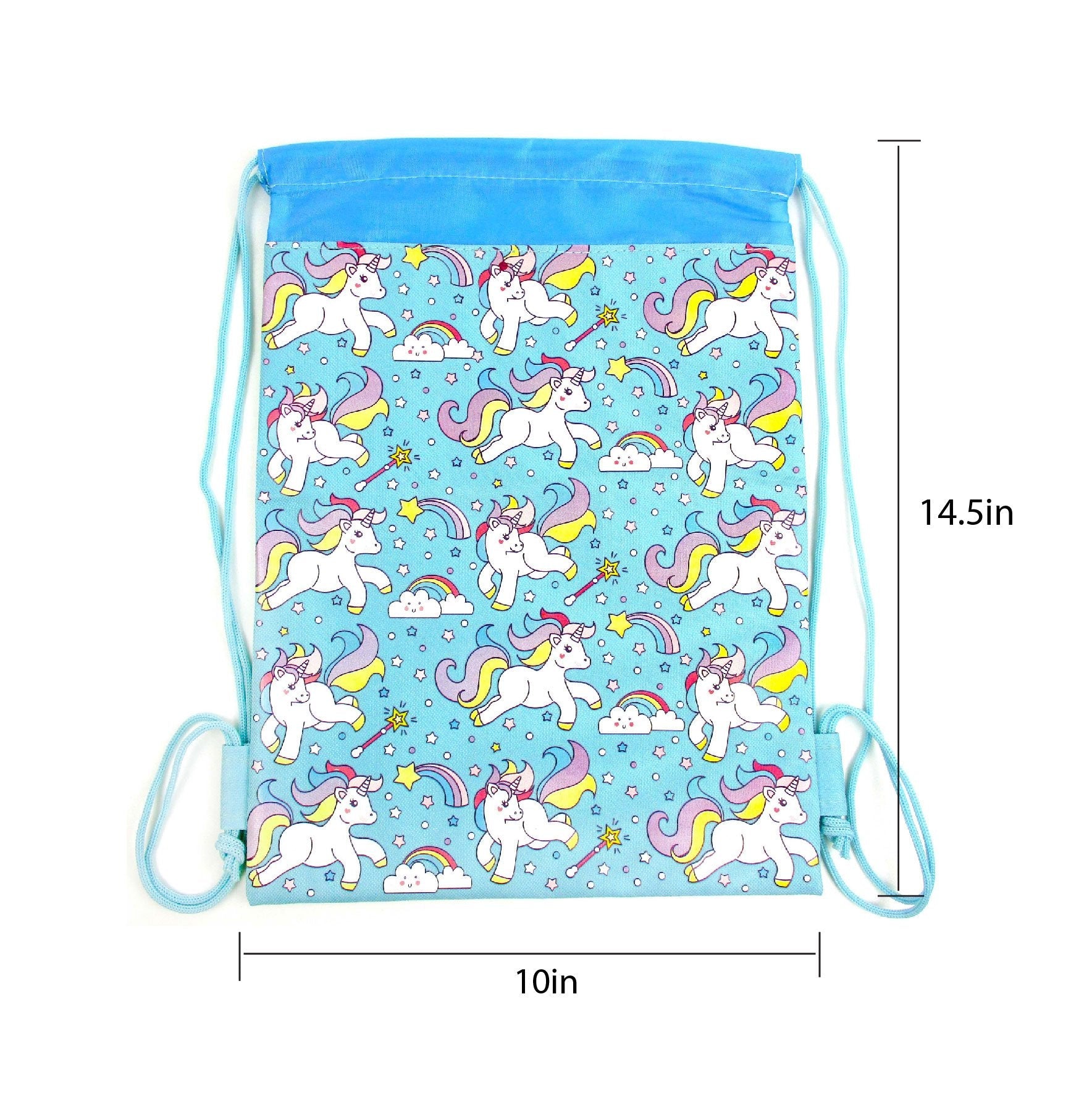 Blue Unicorn Birthday Party Gift Boxes For Kids