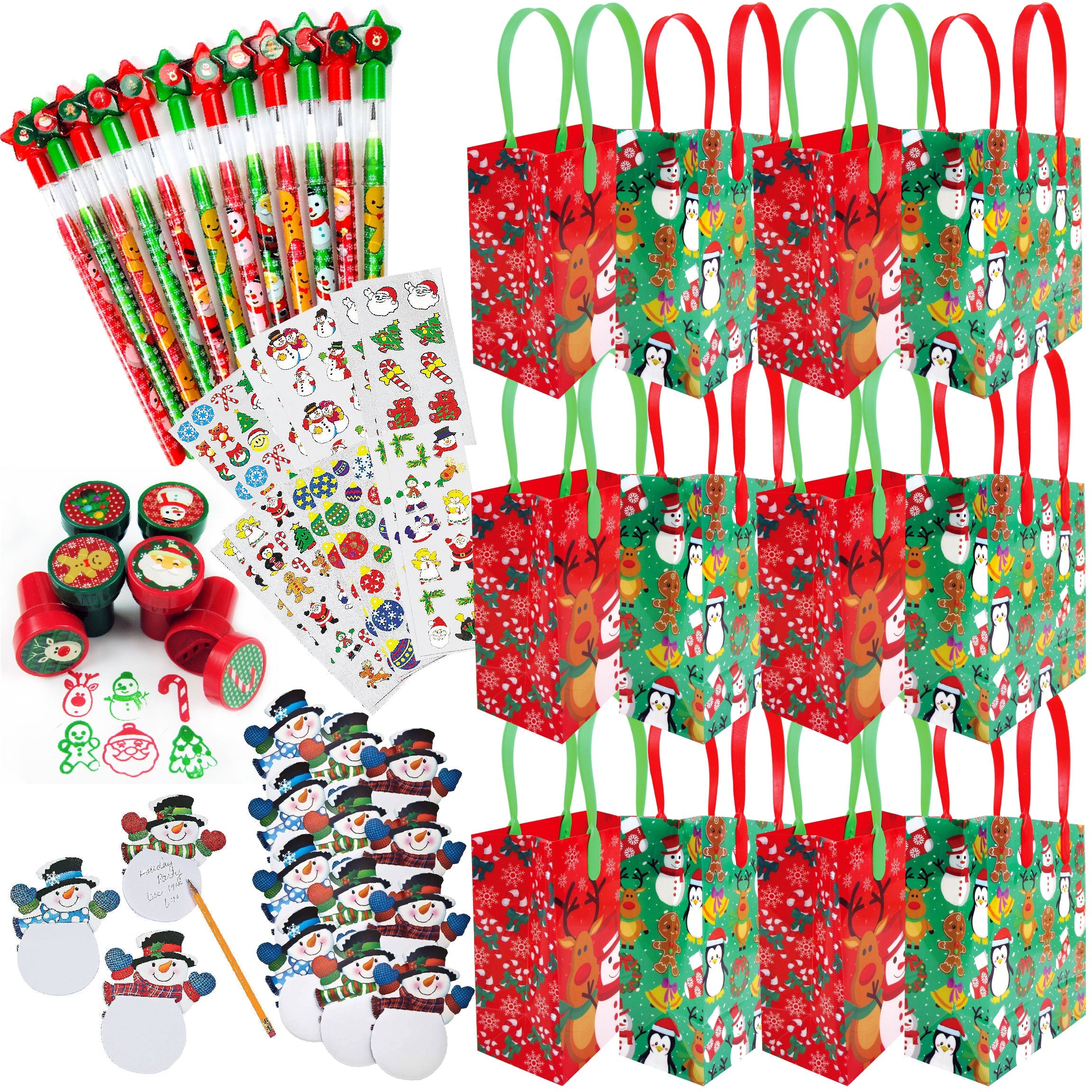Christmas Holiday Party Favor Bundle For 12 Kids