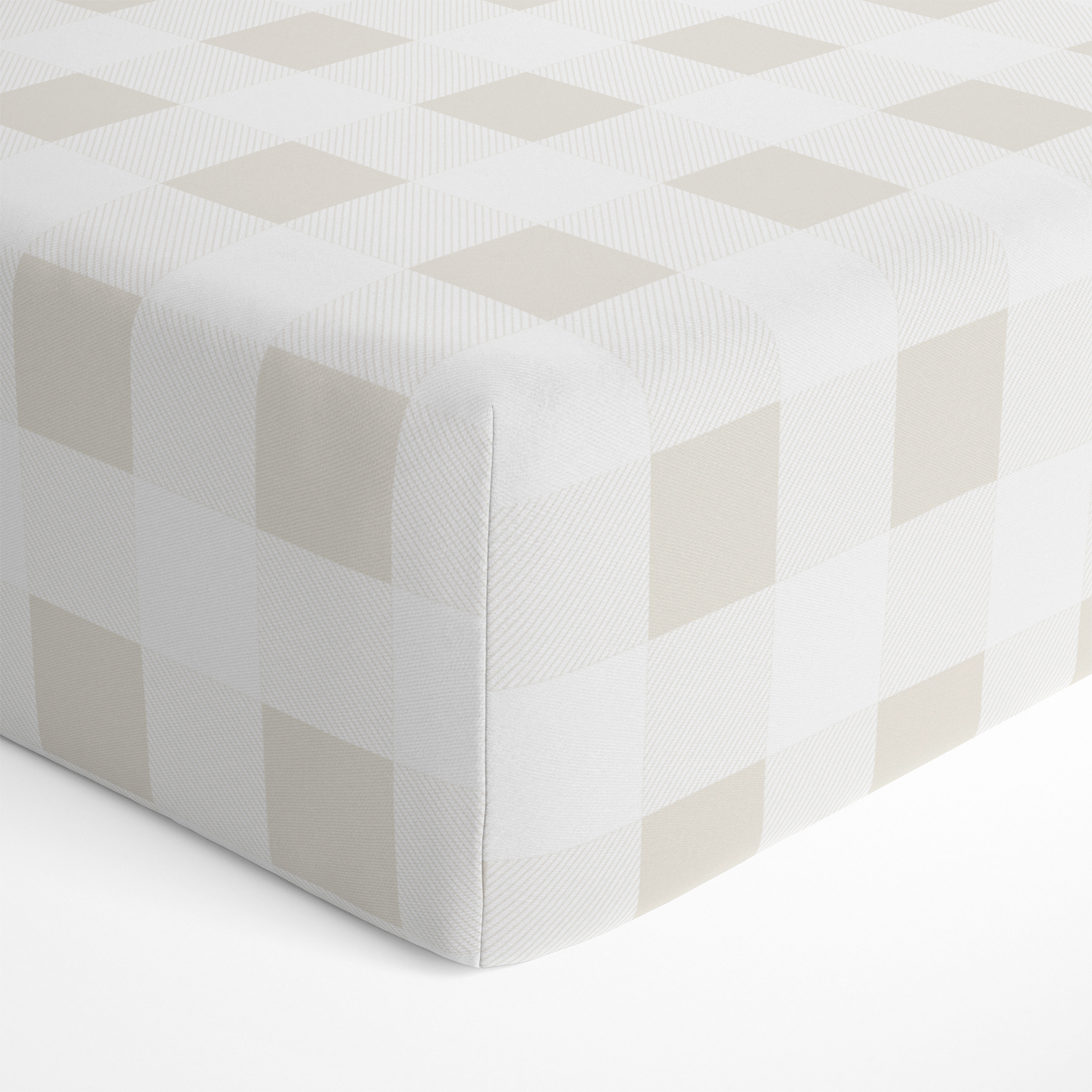 Organic Crib Sheet - Plaid