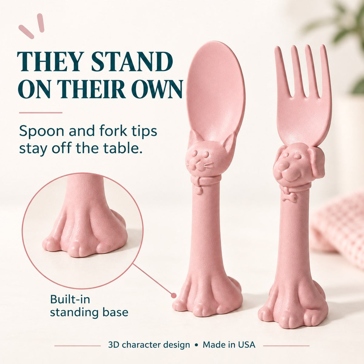 Spoon La La Toddler Utensils — 6-pack