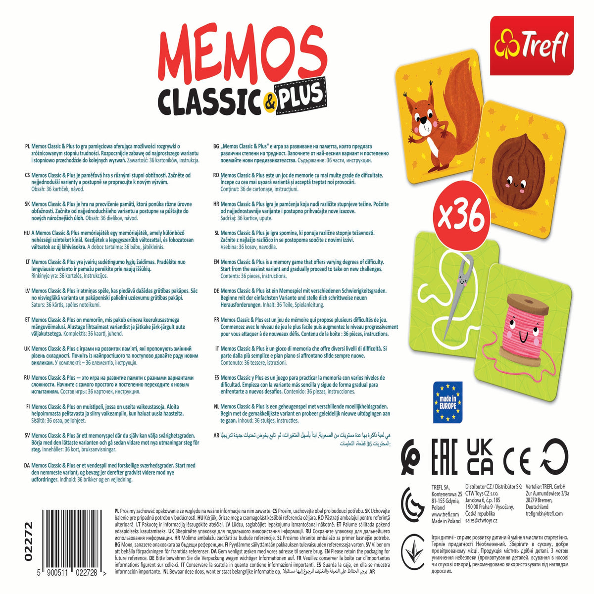 Games - Memos Classic Plus Logic Game