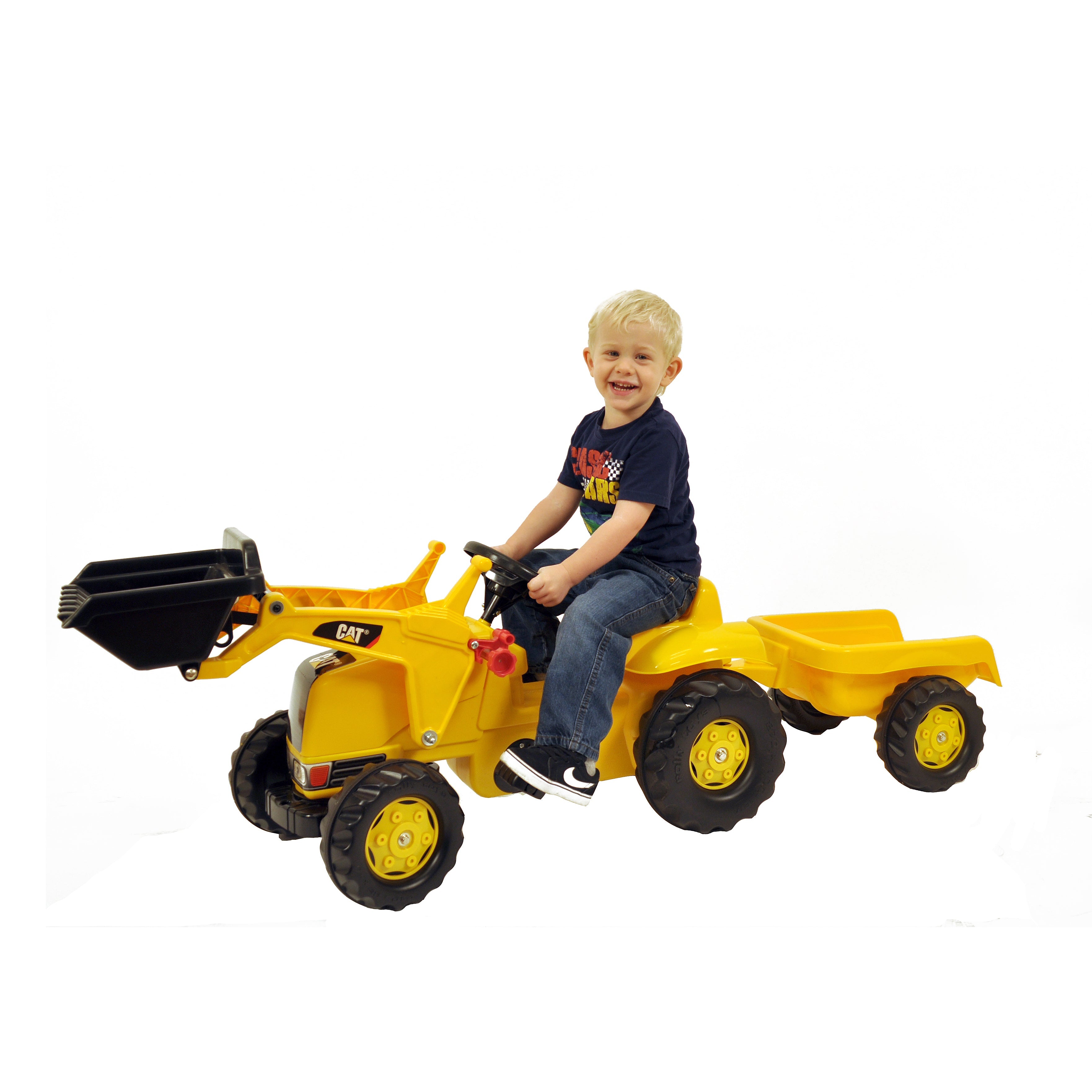 Cat Kid Tractor With Trailer