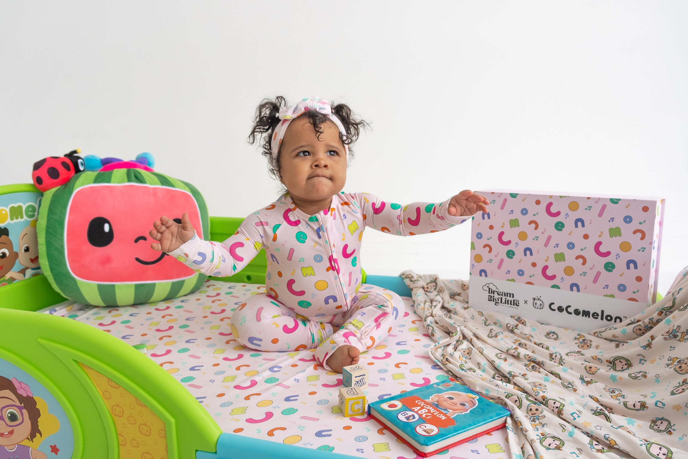 Dream Big Little Co X Cocomelon Alphabet Dream Romper