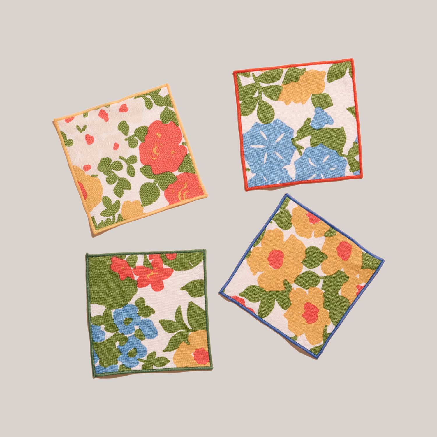 Million Flowers Cocktail Napkins | Set Of 4