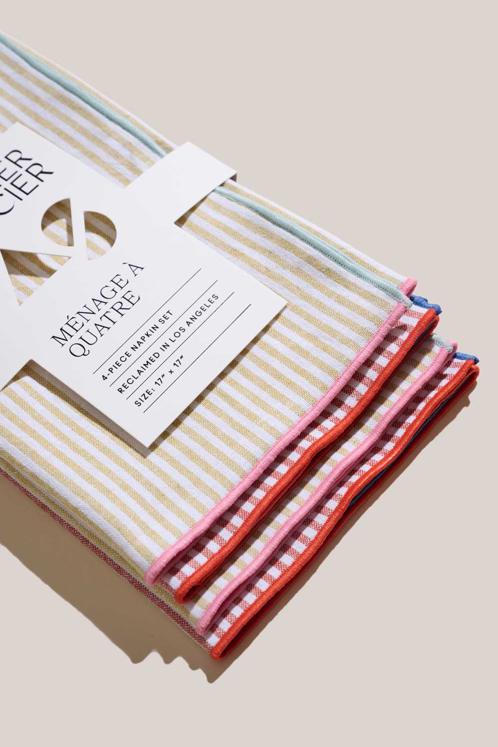 Carnival Stripe Napkins | Set Of 4